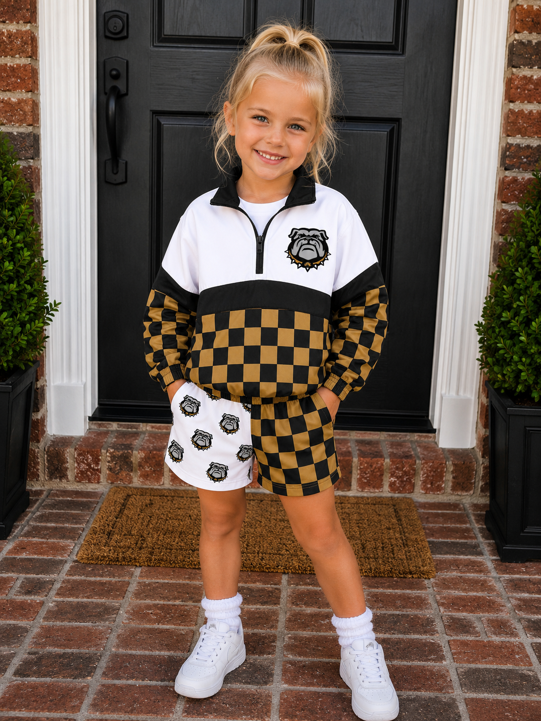 PREORDER | Alvord Checkered Split Shorts **ETA 4-6weeks