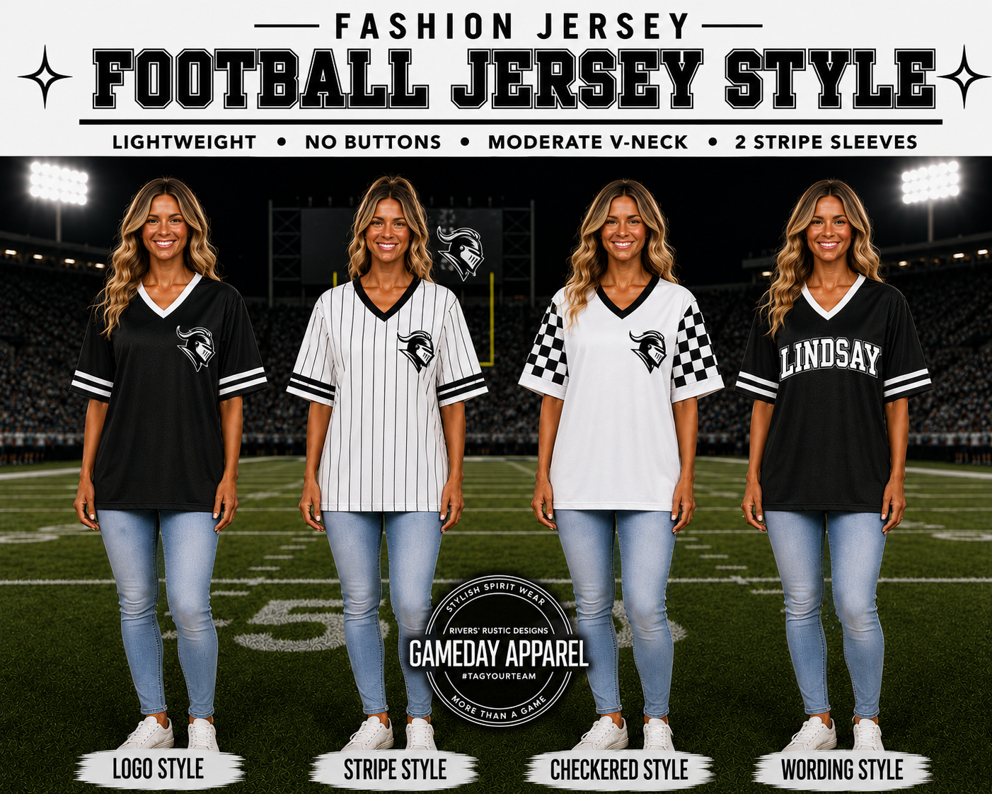 PREORDER | Lindsay Mixed Football Jerseys **ETA 4-6weeks