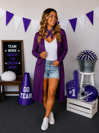 Purple Sierra Cardigan