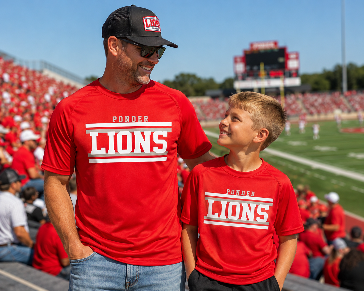 Ponder Lions Custom Line Spirit DriFit Tee