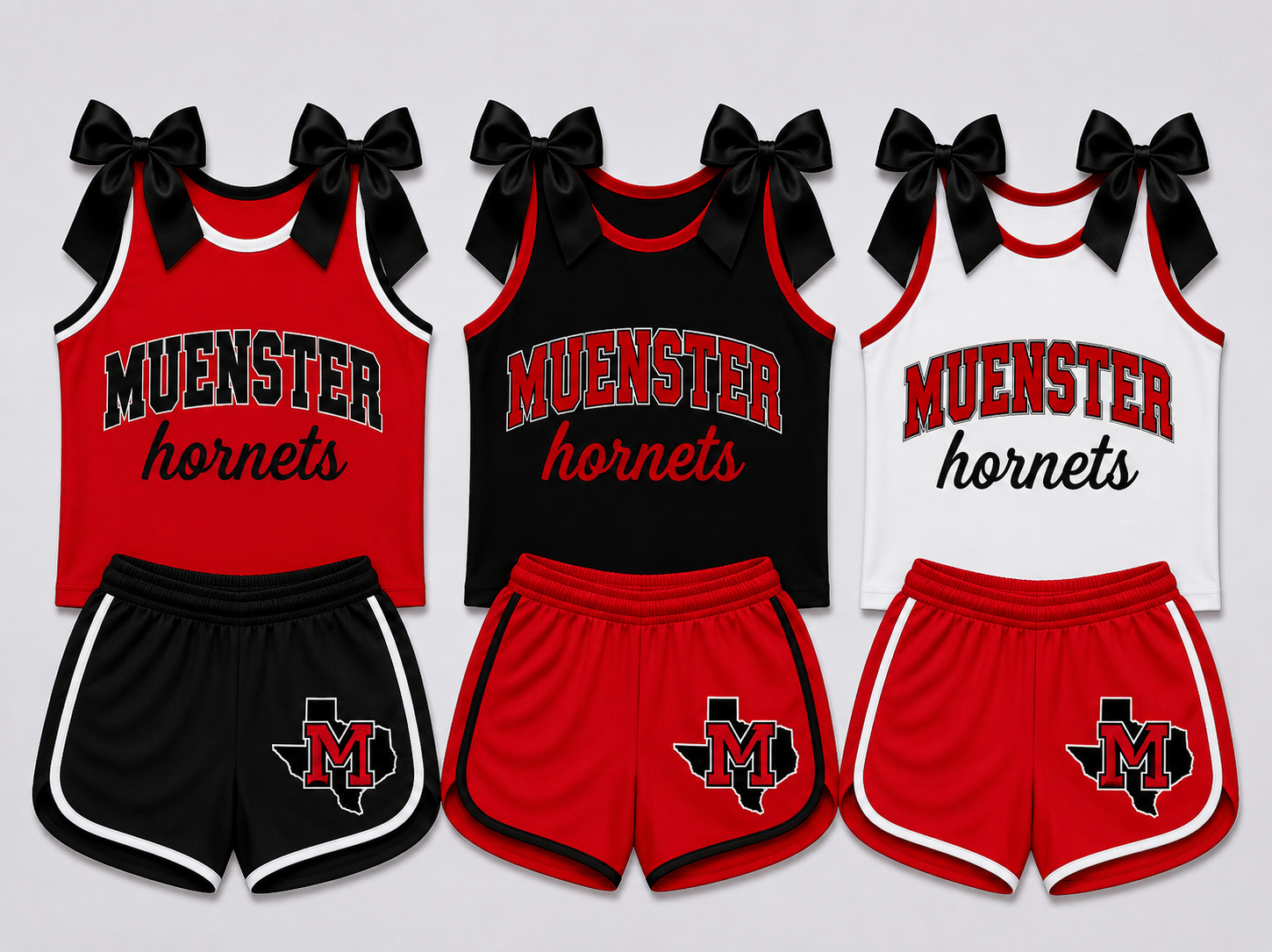 PREORDER | Muenster Bowtie Cheer Set **ETA 4-6weeks