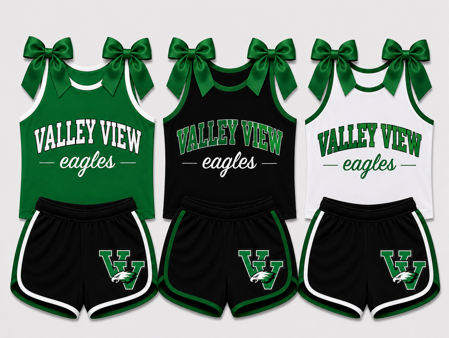 PREORDER | Valley View Bowtie Cheer Set **ETA 4-6weeks