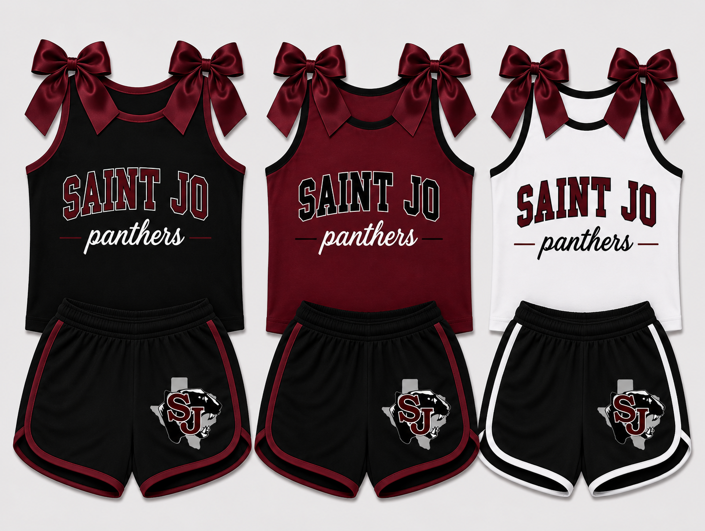 PREORDER | Saint Jo Bowtie Cheer Set **ETA 4-6weeks