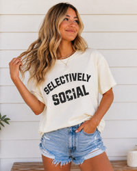 Selectively Social Tee