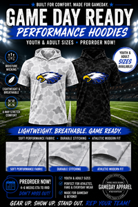 PREORDER | Blue Eagle Camo Performance Hoodie
