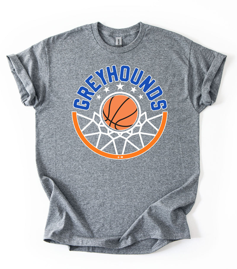 Greyhounds Hoop Basketball Tee
