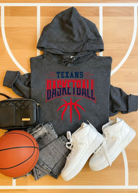 Texans Basketball Split Design Hoodie