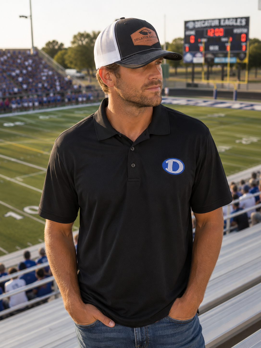 Decatur Embroidered Logo Polo