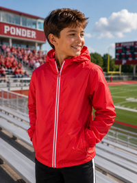 Red Clique View Youth Jacket