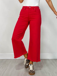 Risen | Scarlet Tummy Control High Rise Crop Jean