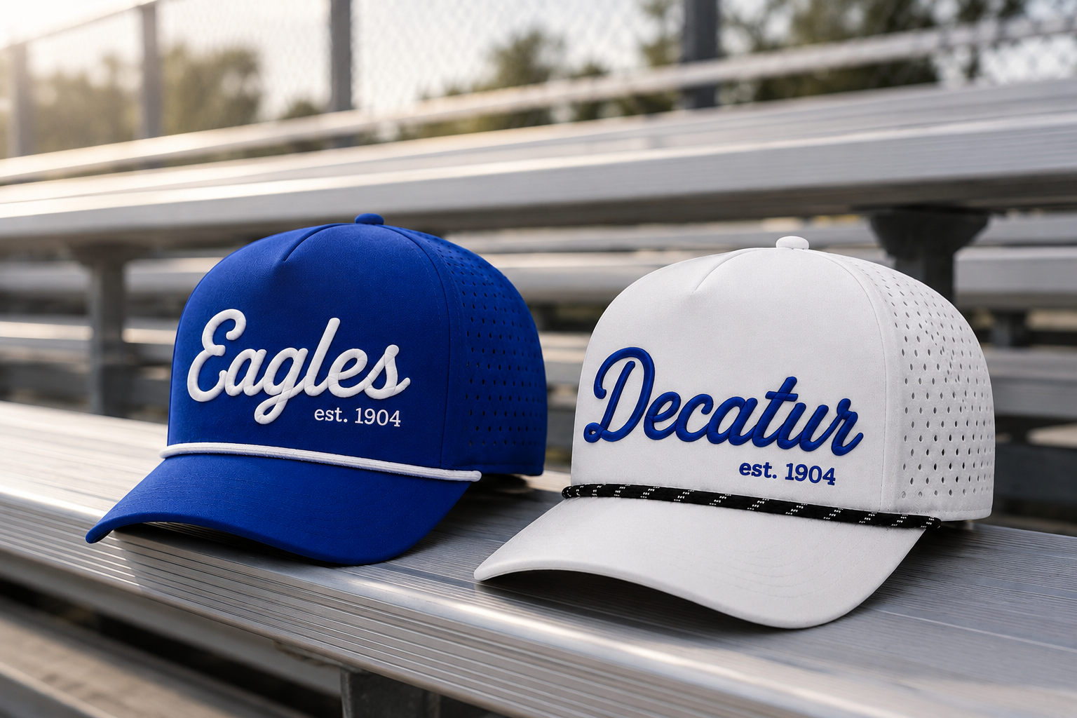 PREORDER |Decatur Embroidered Performance Rope Hats