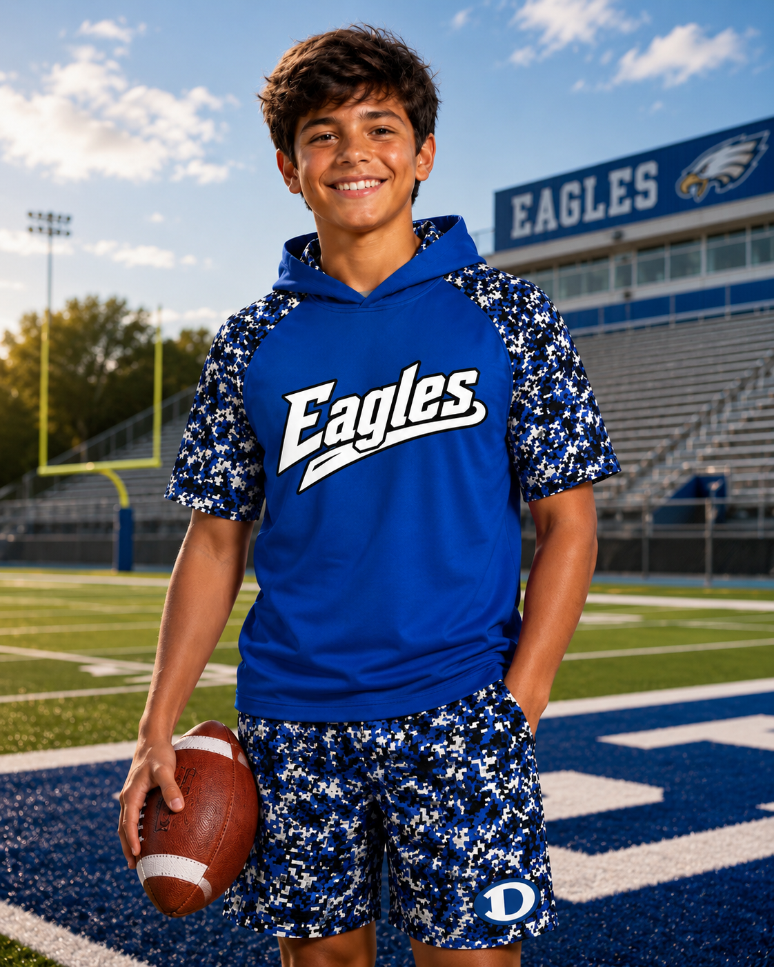 PREORDER | Decatur Digital Camo Performance Hoodie & Shorts