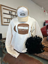 Linen Football Sweatshirt