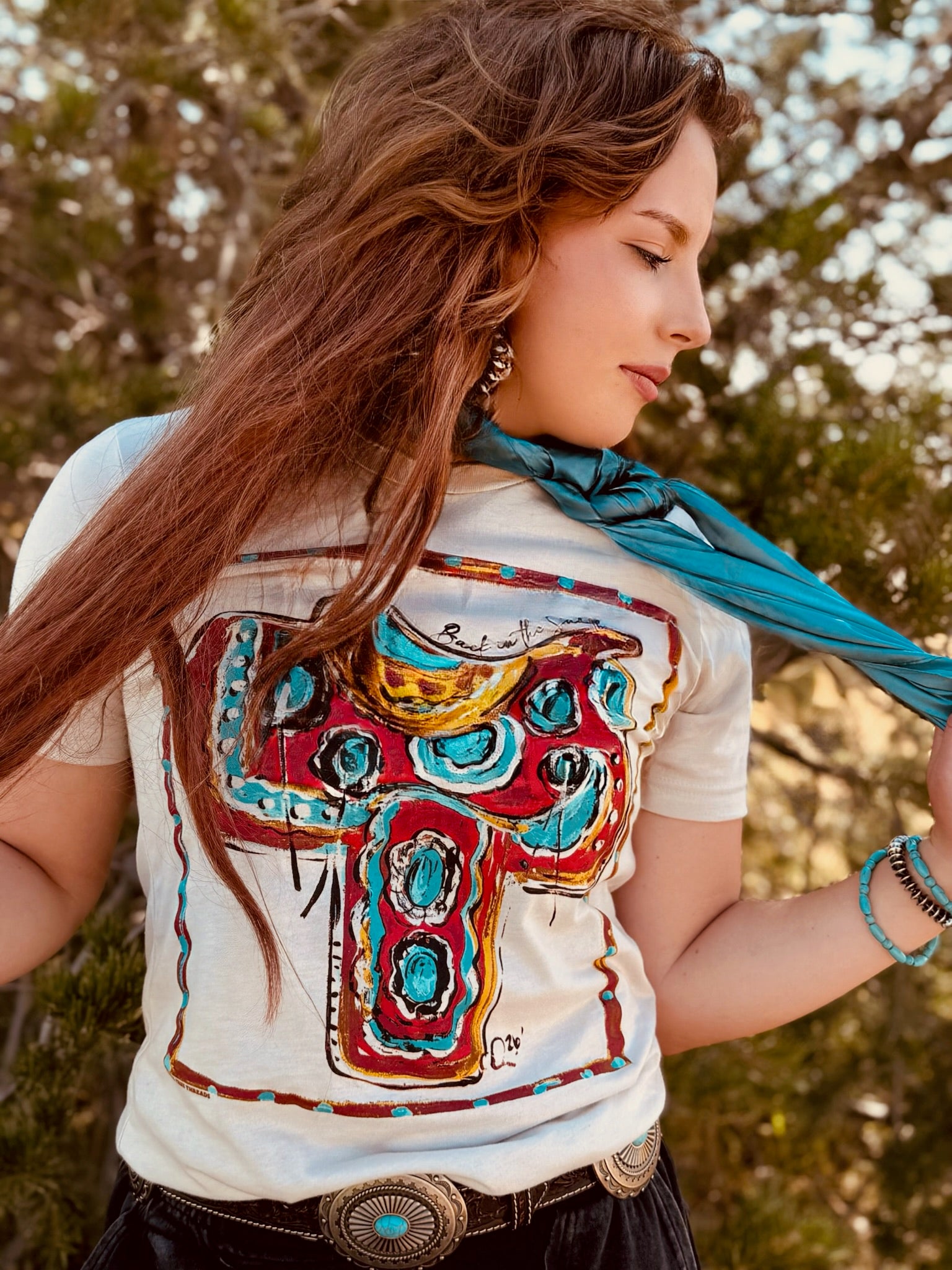 Back in the Saddle Western Tee