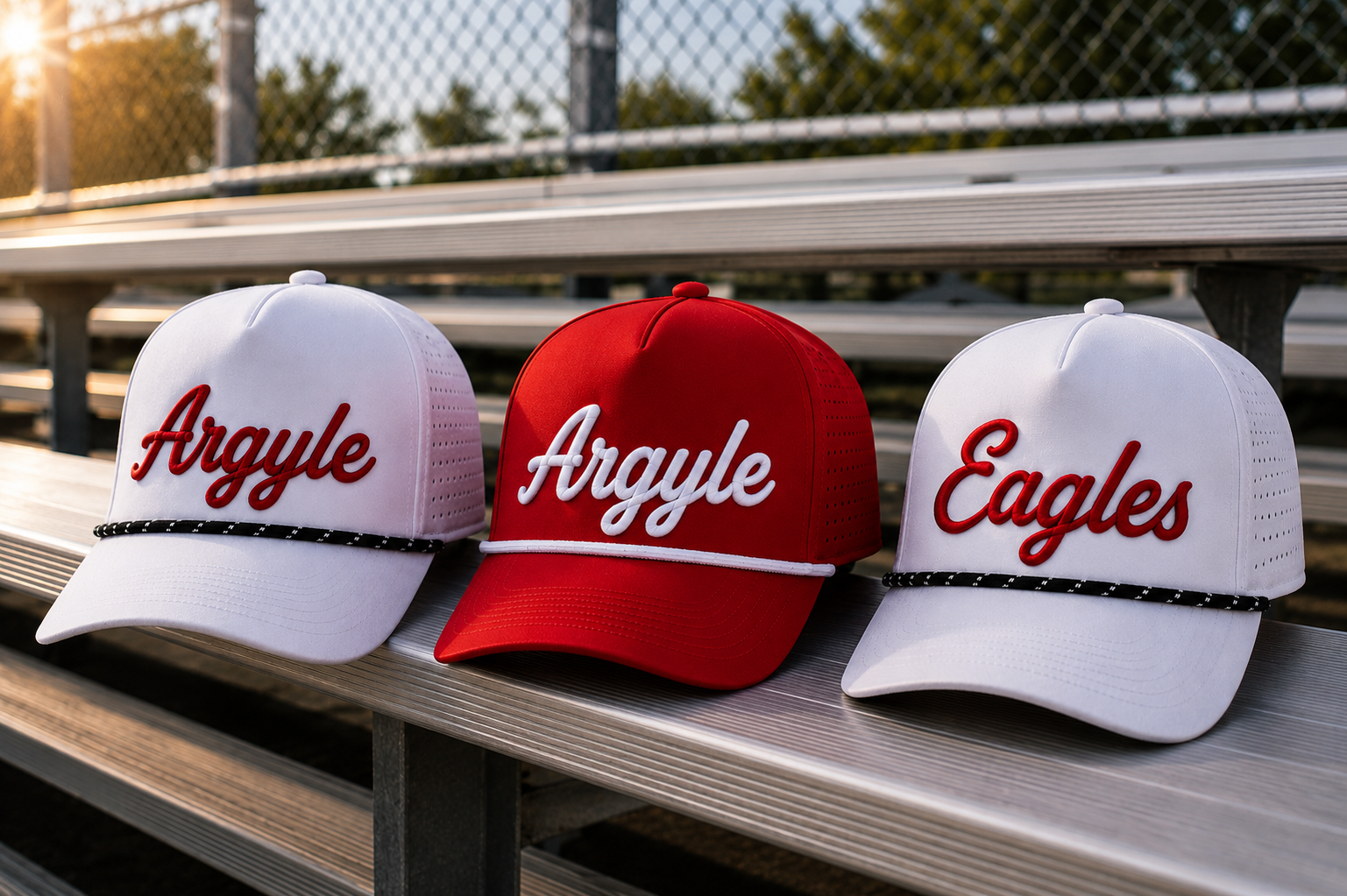 PREORDER | Argyle Embroidered Performance Rope Hats