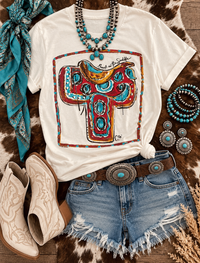 Back in the Saddle Western Tee