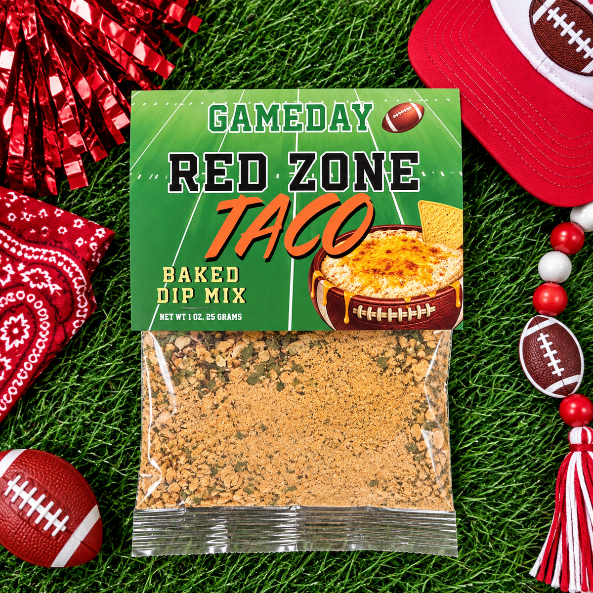 Red Zone Taco Dip Mix - Game Day Collection
