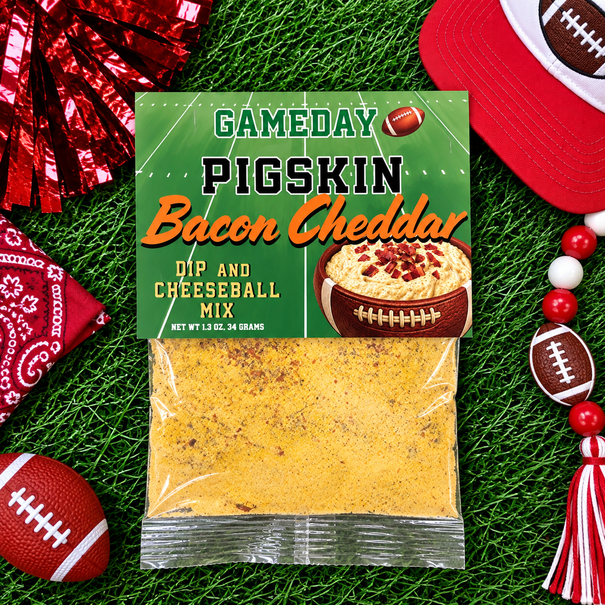 Pigskin Bacon Cheddar Dip Mix - Game Day Collection
