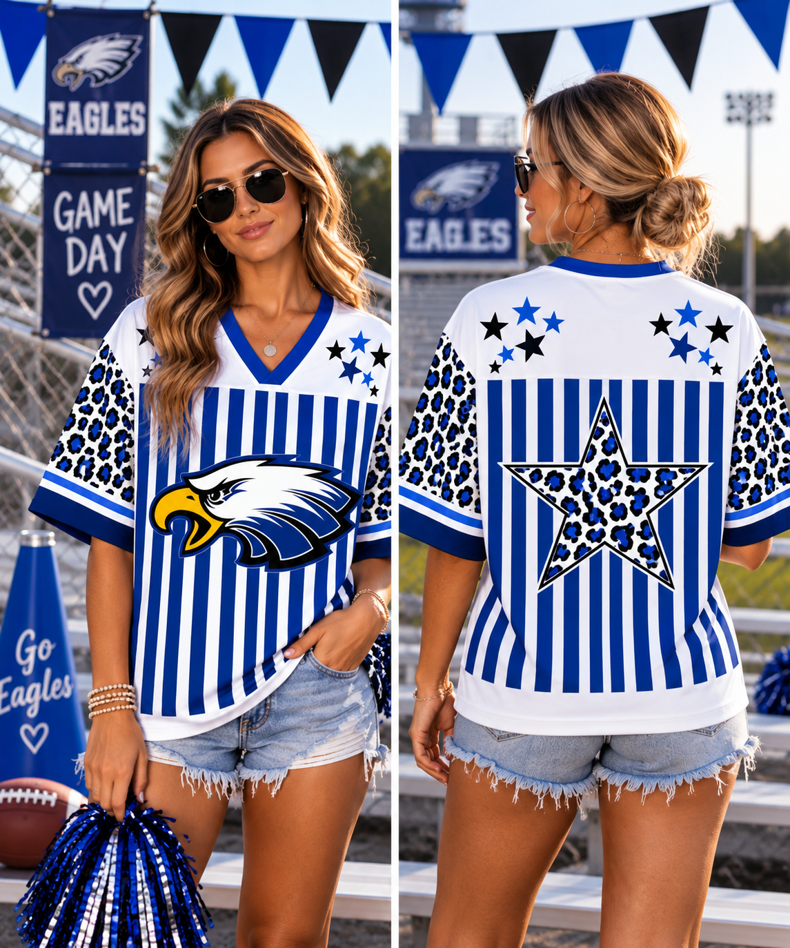PREORDER | Blue Eagles Boujee Double Sided Jersey - ETA 3-4 weeks