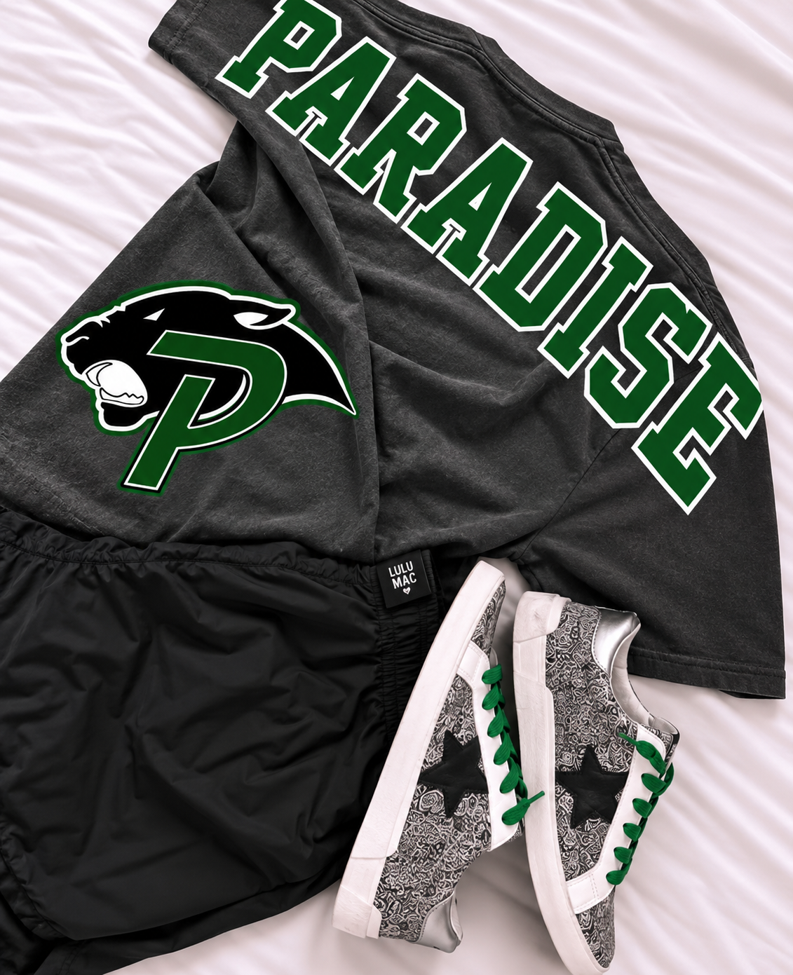 PREORDER | Paradise Oversized Print Side Mascot Tee *ETA 3-4weeks