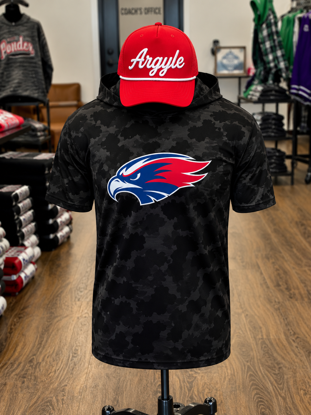 PREORDER | Redhawks Camo Performance Hoodie