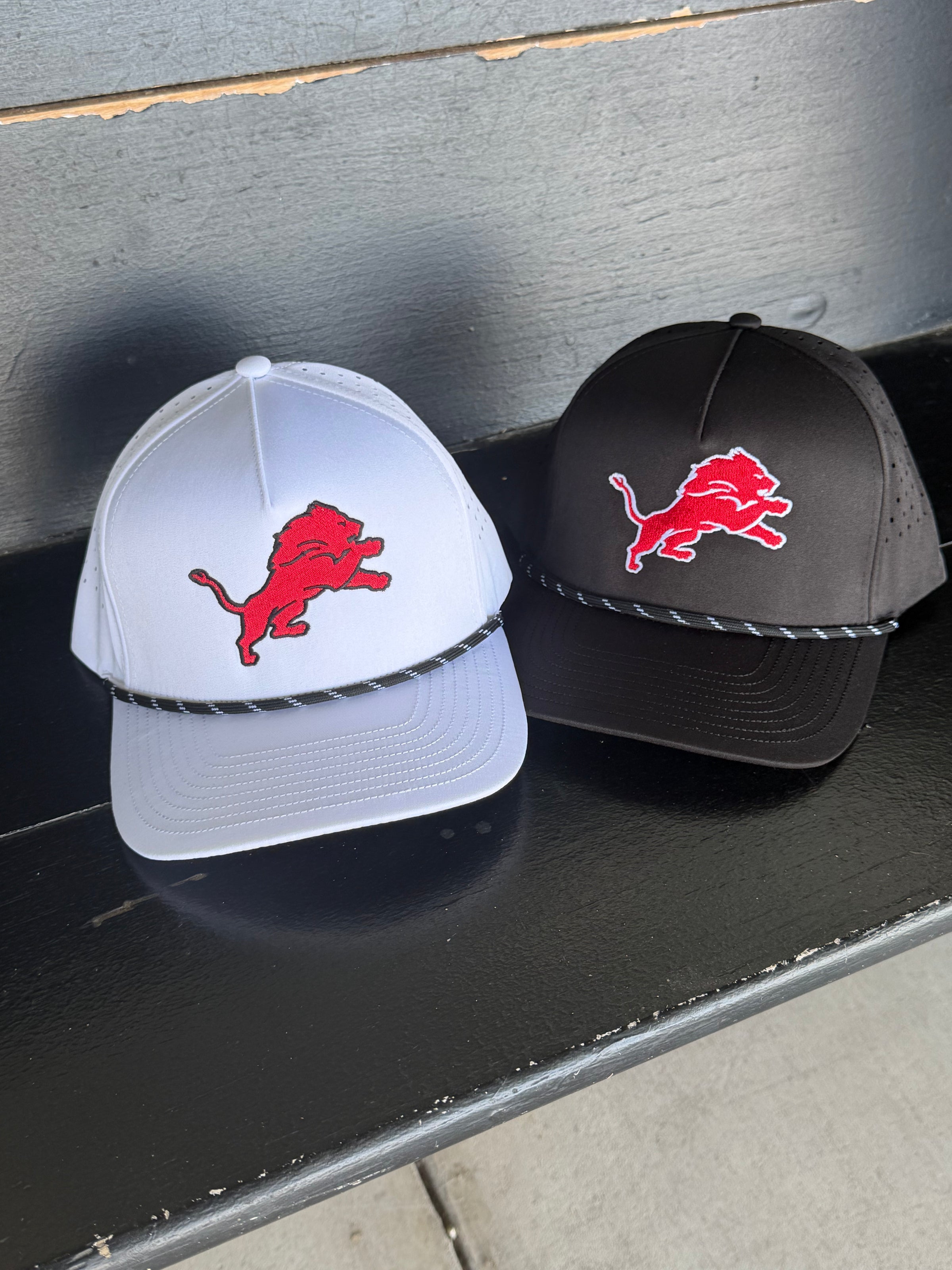 Lions Mascot Embroidered Lunar Rope Hat