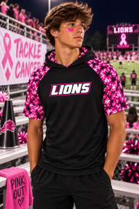 PREORDER | Lions Pink Digital Camo Performance Hoodie