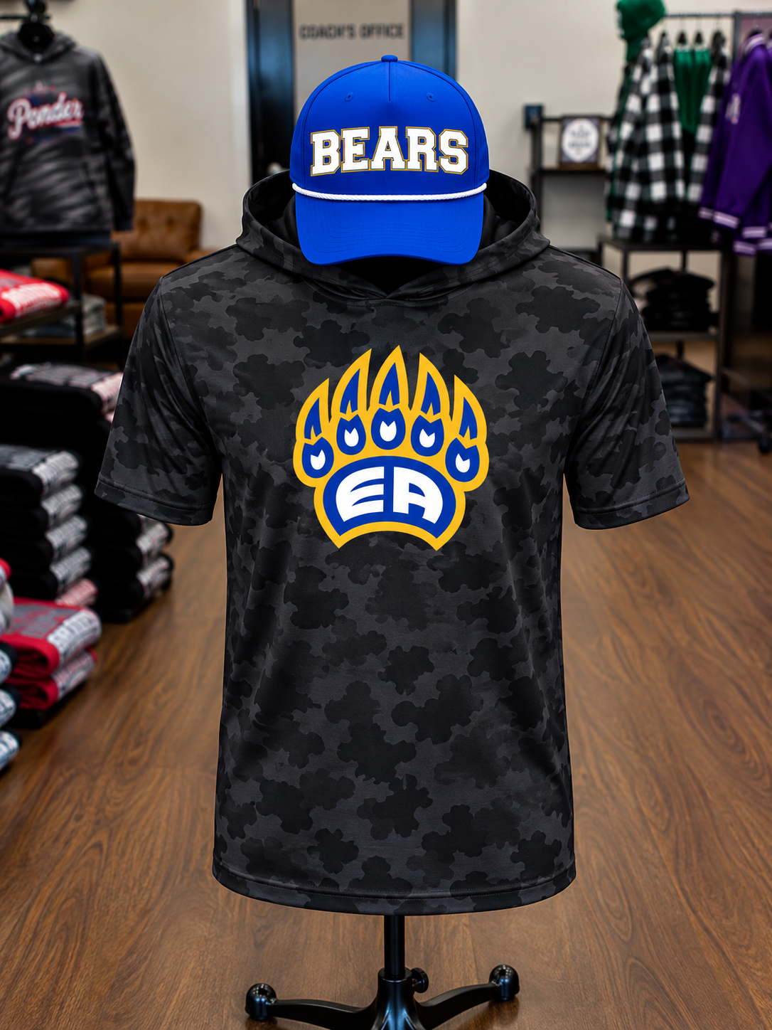 PREORDER | Bears Camo Performance Hoodie
