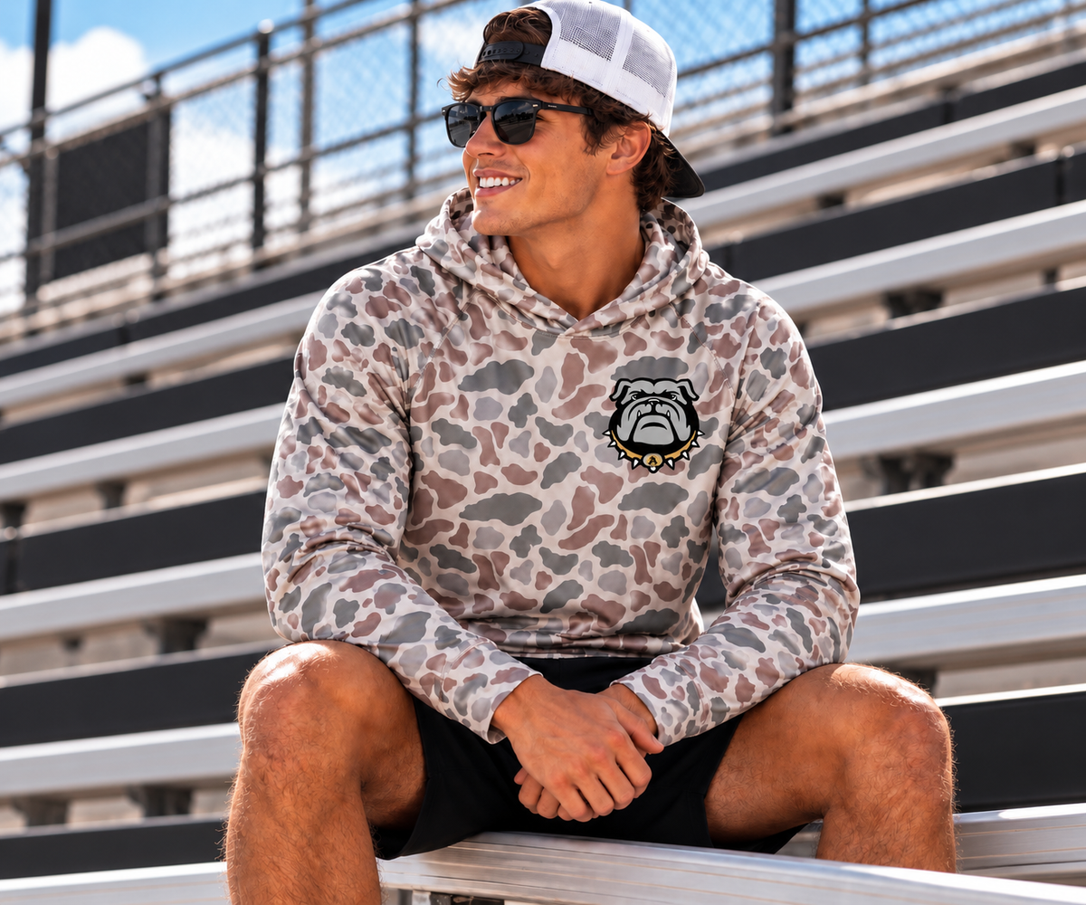 PREORDER | Pocket Bulldog Deer Camo Performance Hoodie