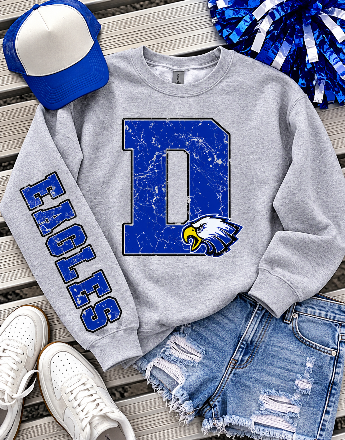 PREORDER | D Eagles Sleeve Mascot Sweatshirt