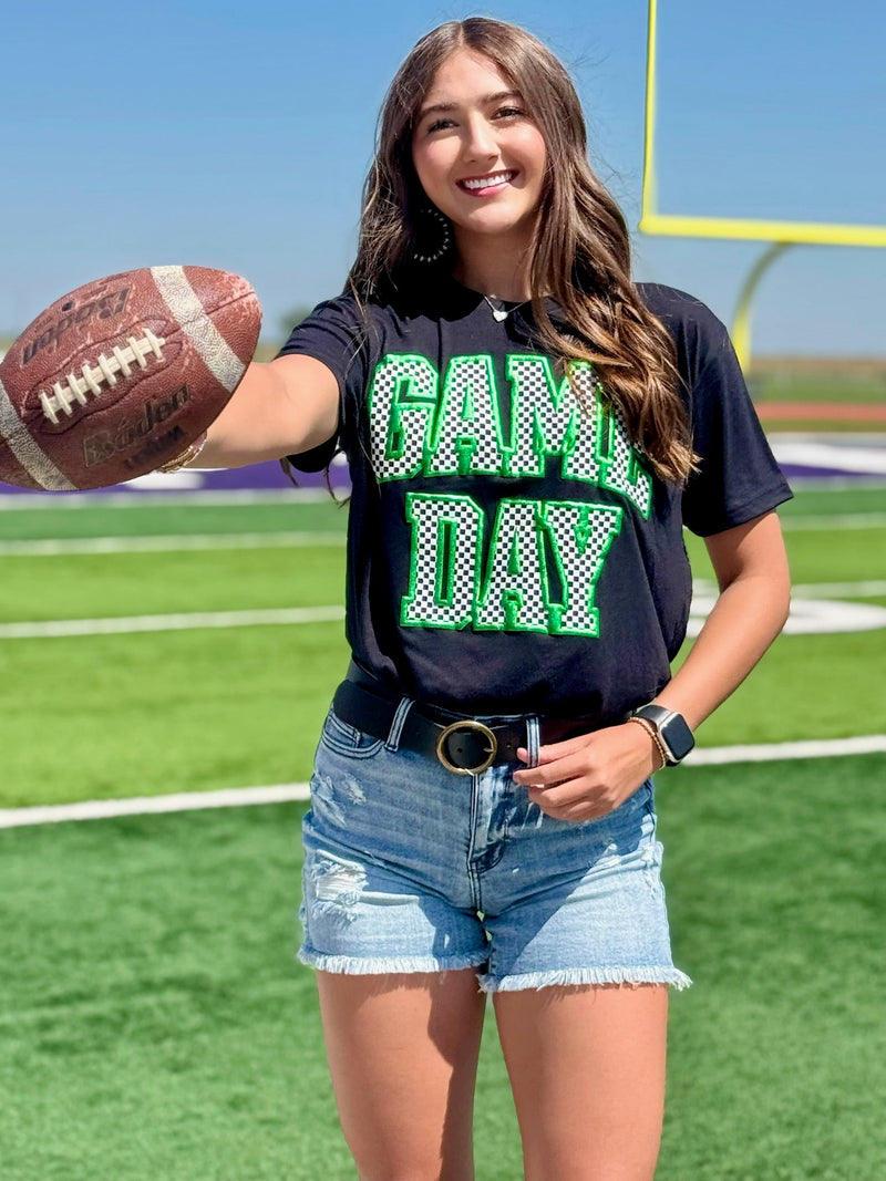Sync Logic - Checkered Game Day Custom Tee