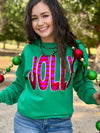 Jolly Sweatshirt in Metallic Puffs