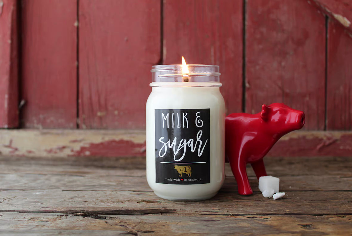 Milkhouse Candle Co. Milk & Sugar 13oz Farm Apothecary Rivers