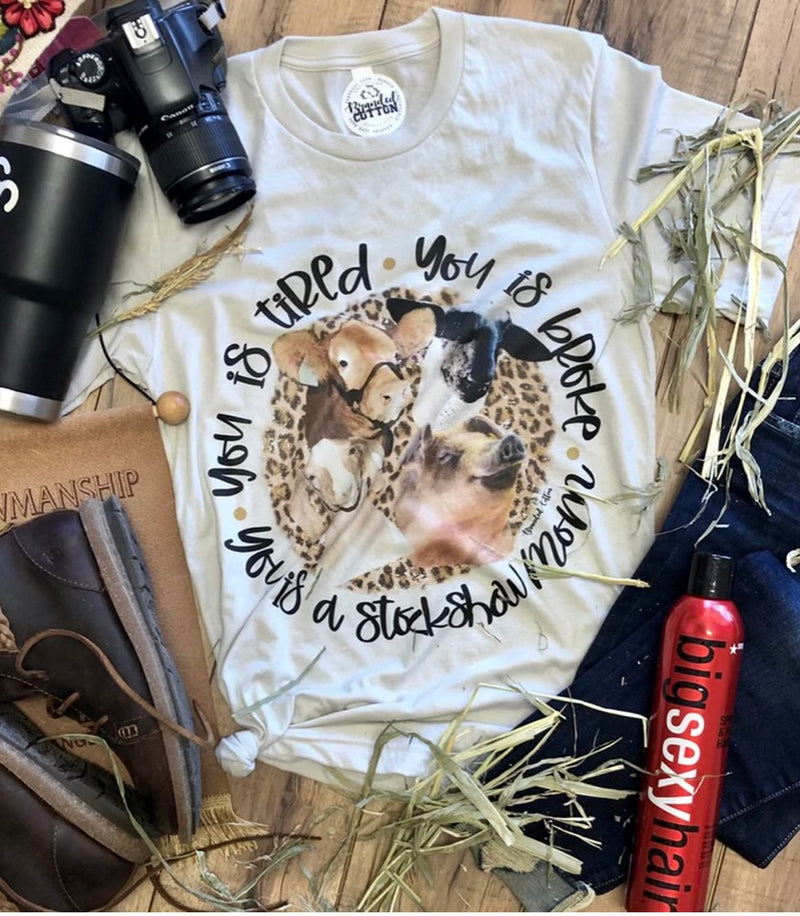 Stock Show Mom Tee