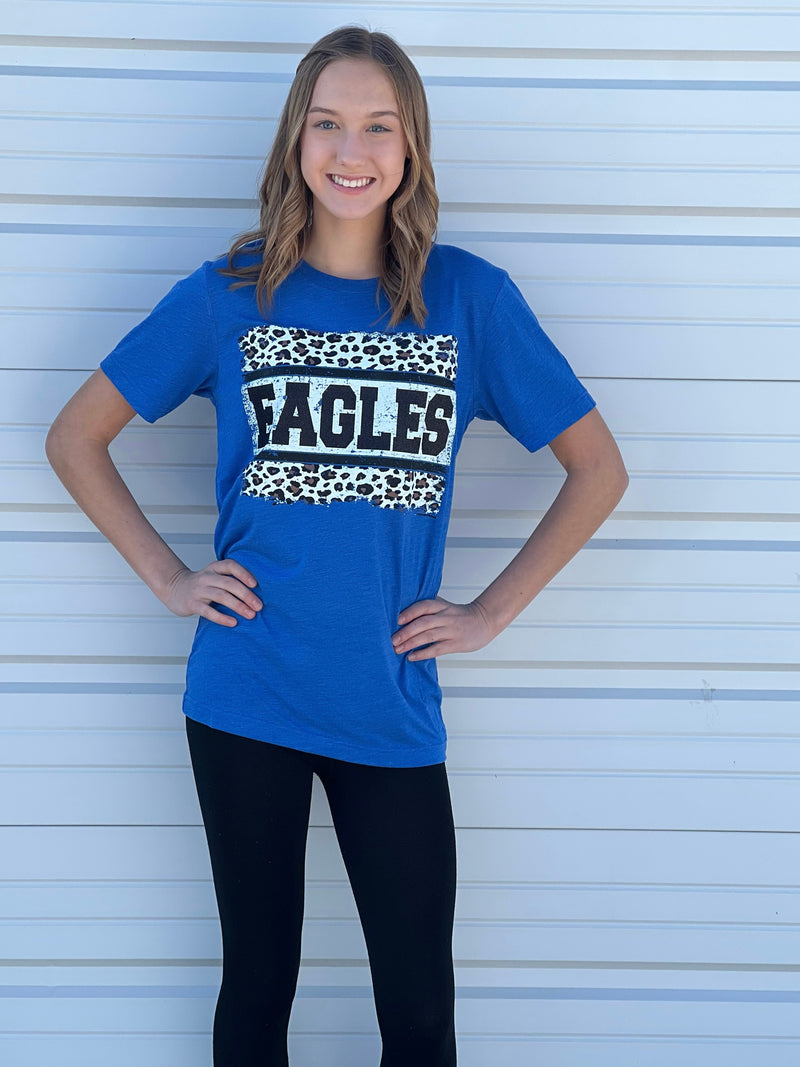 Eagles White Leopard Spirit Tee