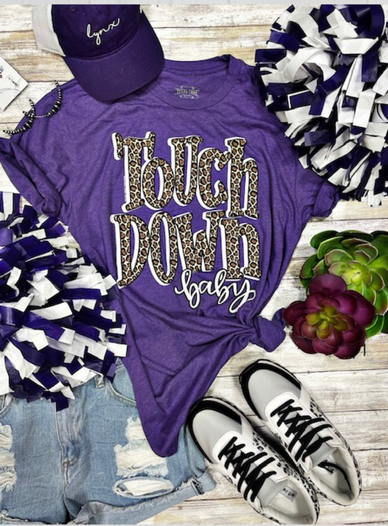 Touchdown Baby Tee (Purple)