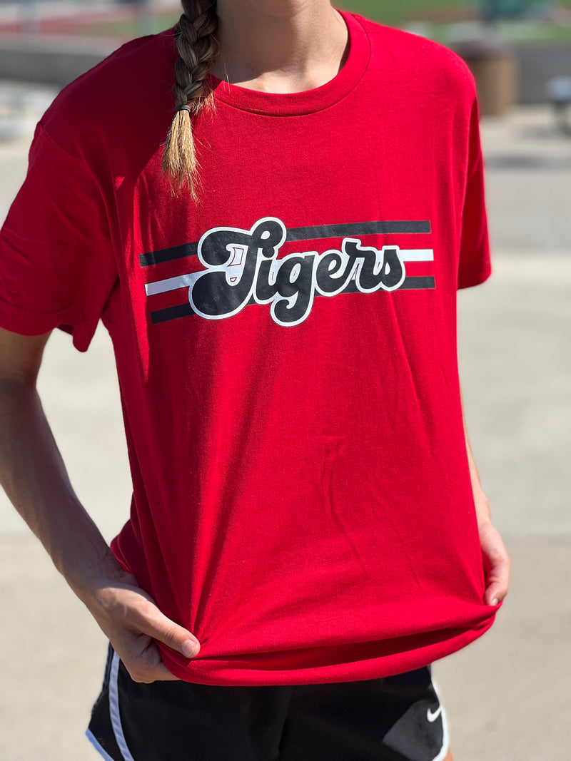 Tigers Retro Script Tee