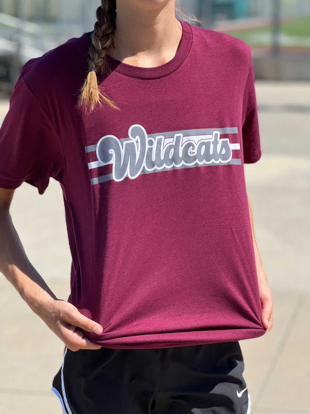 Wildcats Retro Script Tee – Rivers’ Rustic Designs