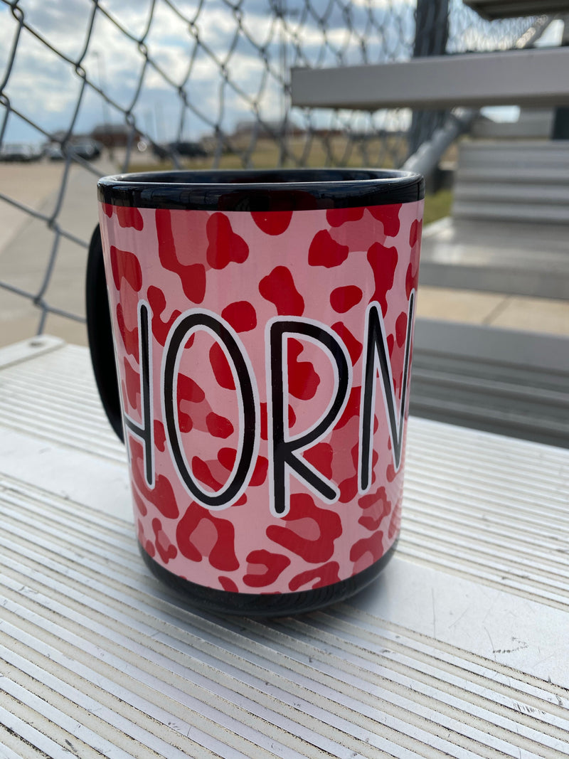 RED HORNETS Leopard Wrap Spirit Coffee Mug