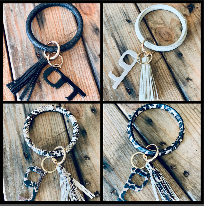 Keyring with Tassel & Attachment *various colors*