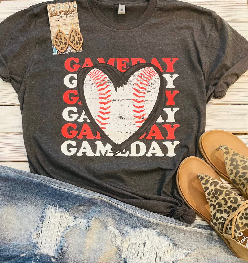 Laces Game Day Baseball Tee